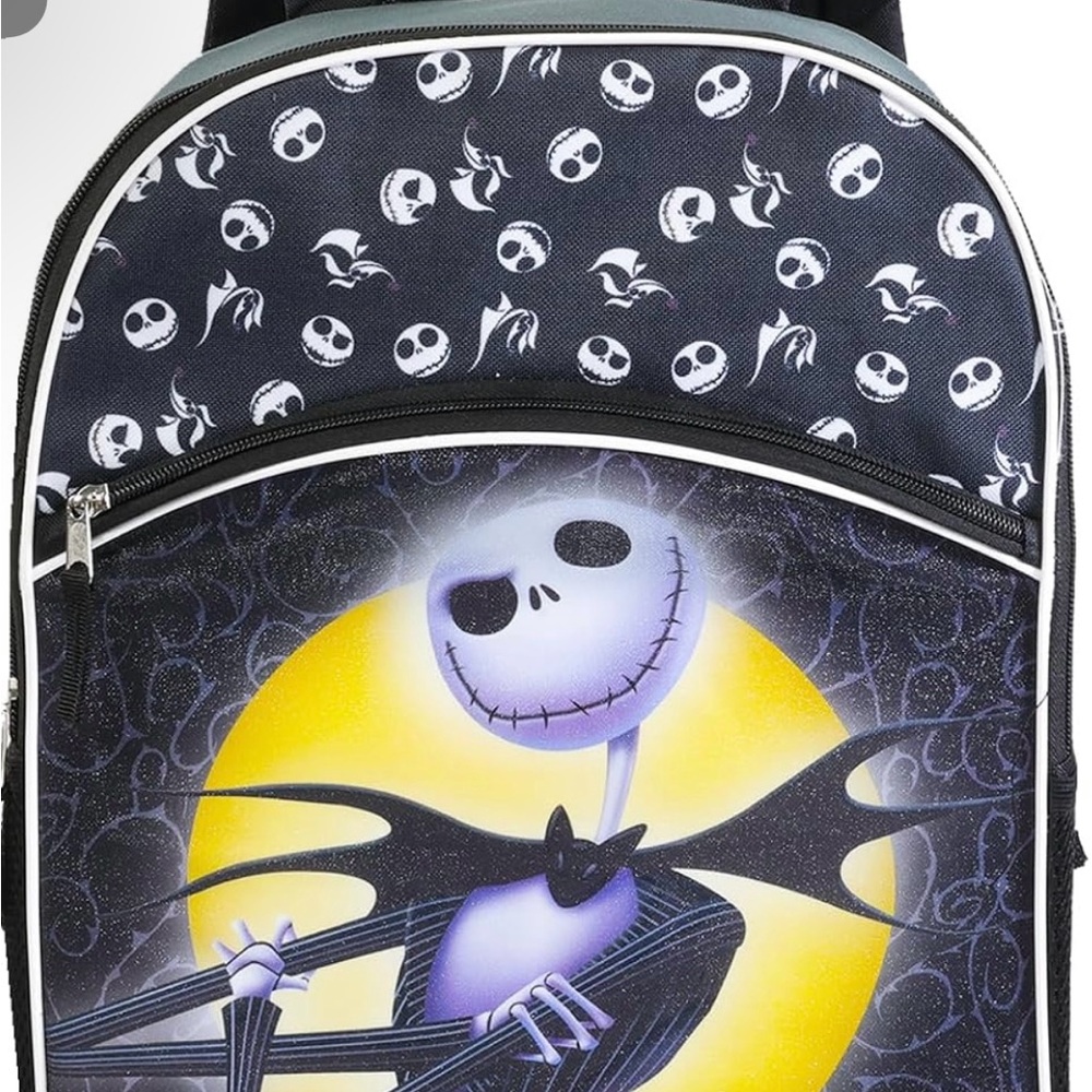 Jack Skellington Backpack with Skull Pattern